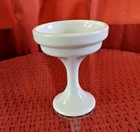Westmoreland White Milk Glass Pedestal BASE for Fairy lamp Marked W