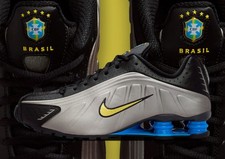 Nike Shox R4 Black Canary Brazil Nby IO8134-001 sz 13 Men's