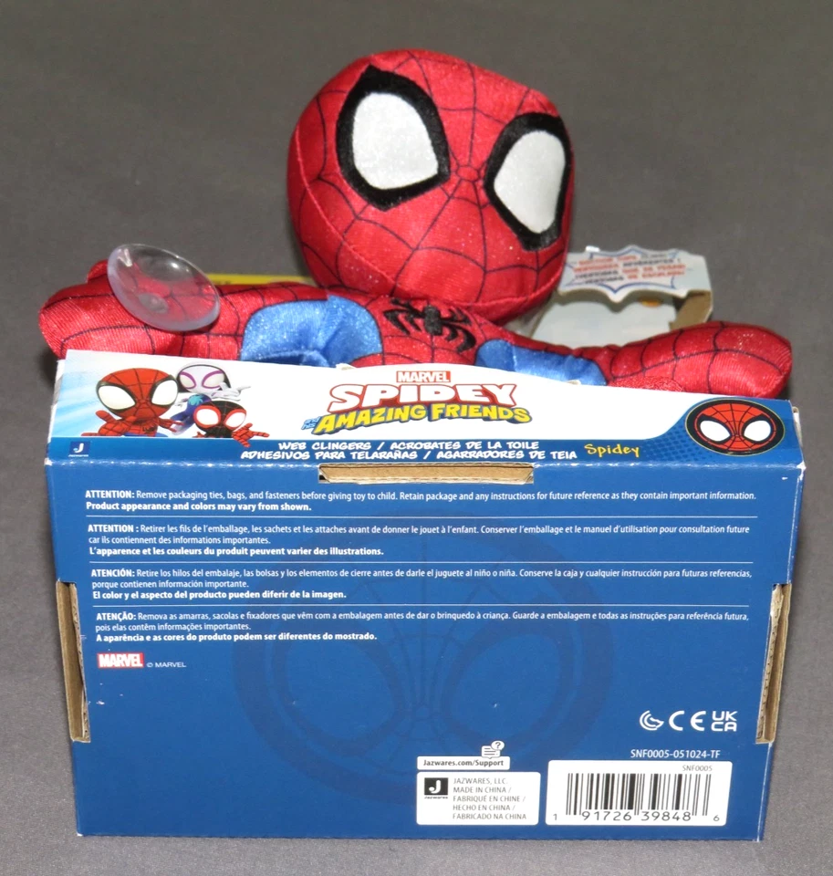 Spidey and His Amazing Friends Spider Man ventosa telaraña adhesivos MARVEL Foto 2 de 3