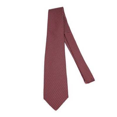Robert Talbott Best of Class Silk Tie Red Navy Geometric Necktie