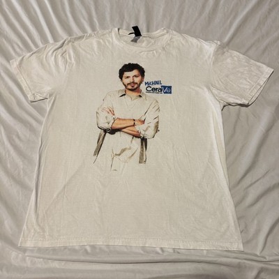 Michael Cera CeraVe Skincare Promo Shirt Size L Super Bowl LVIII Commercial