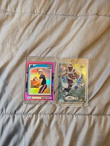 Drake Maye Teal Fluidity 040/225. Maye Pink Rated Rookie.