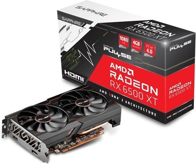 Sapphire Pulse AMD Radeon RX 6500 XT 4GB OC GDDR6 GPU Grafikkarte OVP sehr gut