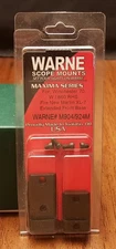 Warne Maxima M904/924M Scope Bases Winchester Model 70 Marlin XL Two Piece Steel