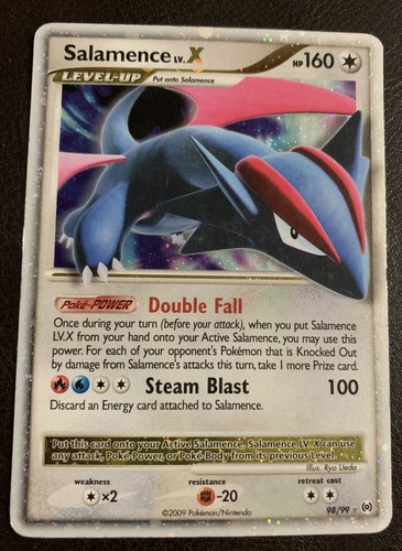 Salamence Lv.X 98/99 Holo Ultra Rare Arceus Pokemon 