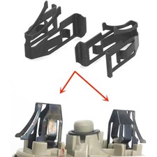 Kit de clips de hierro fijos con hebilla para parasol Toyota Crown Prado Camry RAV4 2 piezas
