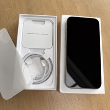 Apple iPhone 15 pro White titanium 128gb Unlocked Good Condition