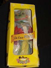 Marionnette vintage Pelham DeLuxe DL 13 GRENOUILLE crapaud prince amphibien étang marionnette dans sa boîte