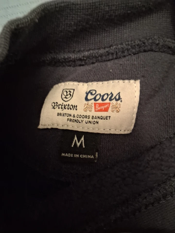 Sudadera Coors Banquet Mediana Azul Marino Pull Over Brixton Foto 2 de 4