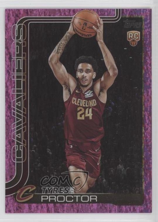 2025-26 Topps Pink Holo Foil Tyrese Proctor #250 Rookie RC 12fl