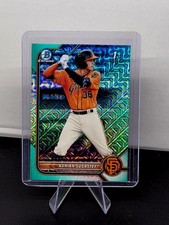2022 Bowman - Chrome Prospects Adrian Sugastey #BCP-19 Aqua Mojo Refractor /225
