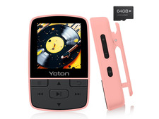 YOTON MP3 Player with Bluetooth 5.2, 64GB Storage Included, Mini Size, HiFi