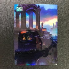 2024 Topps Chrome Star Wars Galaxy Art of Naboo Padme's Funeral Procession /199
