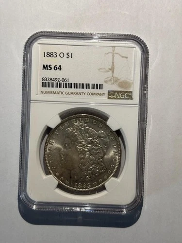 1883-O Morgan Dollar NGC MS64 New Orleans Minted Silver