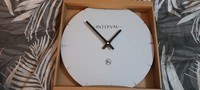 New In Box  Wall Clock By Interval. 30cm Plastic Cement Look