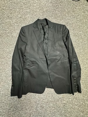 Rick Owens Classic Black Blazer SZ IT50