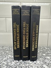 The Books Of Beginning Trilogy Series by John Stephens Hardcover First Editions
