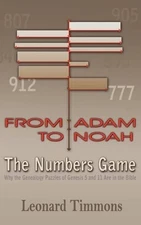 Leonard Timmons From Adam to Noah-The Numbers Game (Hardback) (UK IMPORT)