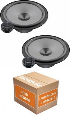 Lautsprecher vorne Hertz K 165 KIT für Ford Mondeo 01 MK3 | 2x Tief-Mitteltöner 