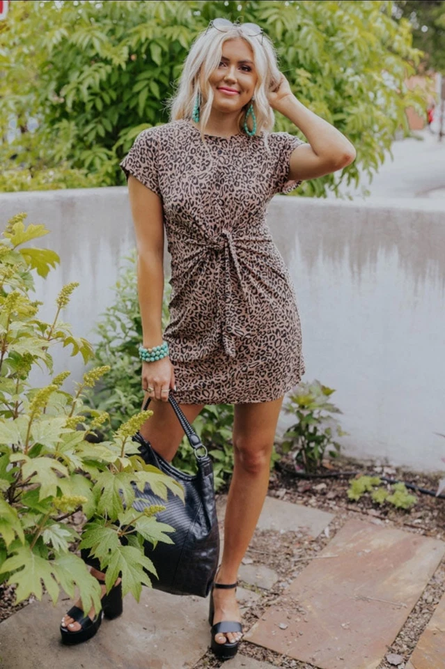 Impressions Most Likely to Crush" Leopard Dress - Small