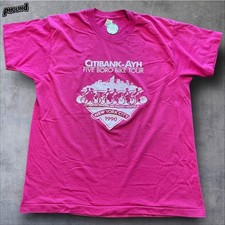 Vtg 90 New York City 5 Boro Bike Tour TShirt XL USA Citibank