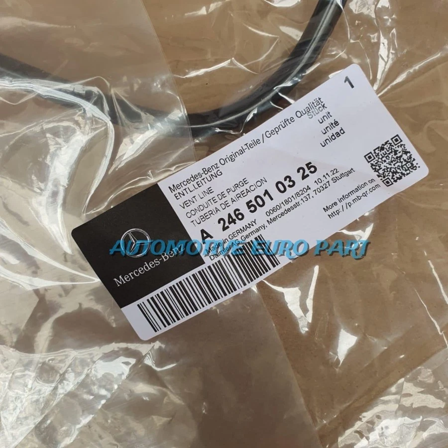 Manguera de radiador de refrigerante OEM compatible con Mercedes-Benz CLA250 GLA250 14-20 A2465010325 Foto 3 de 3