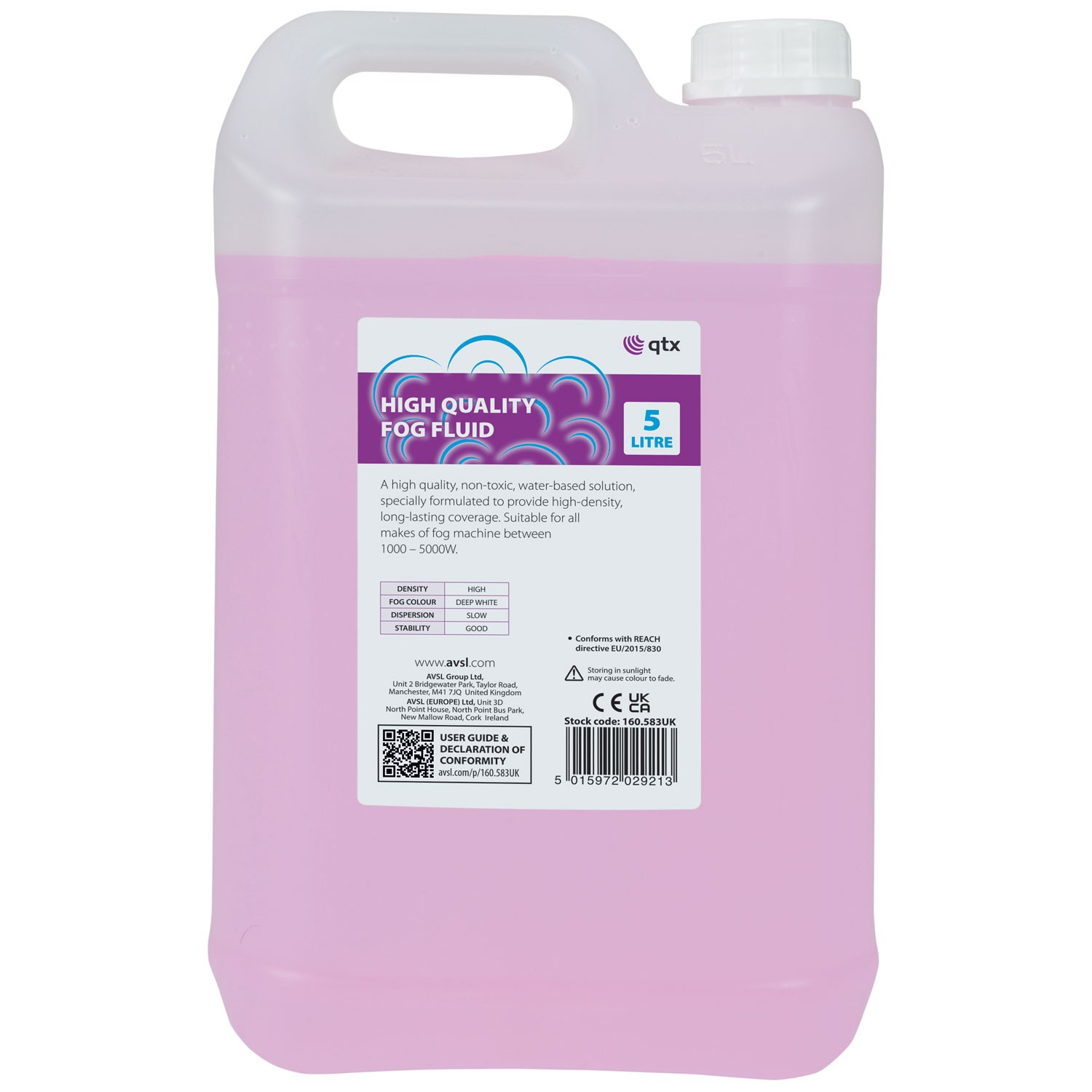 Fog Smoke Fluid Pink 5L High Quality