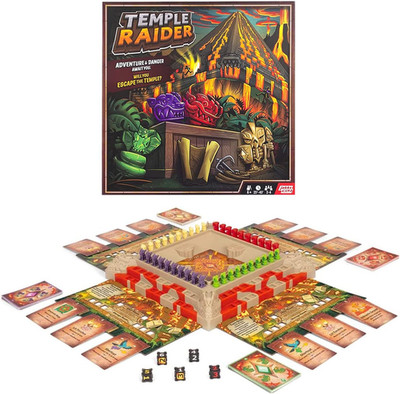 Temple Raider Board Game |  | Strategy Board-Game | Family Dice Game for Adults 