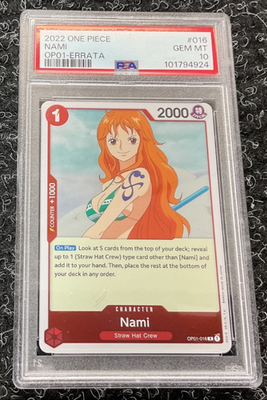 Nami OP01-016 Romance Dawn Foil for sale online | eBay