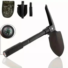Folding Military Shovel Survival Spade Emergency Garden Camping Outdoor Tool