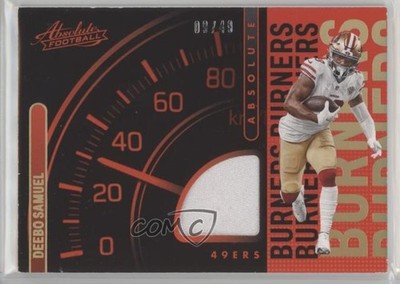 2022 Panini Absolute Burners Gold /49 Deebo Samuel #AB-2 hg6