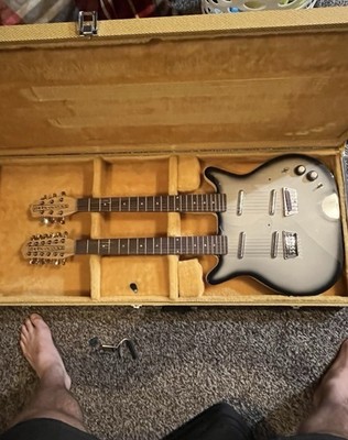 Double Neck Danelectro guitar 6 and 12 string guitar
