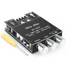 200W Bluetooth 5.0 Stereo Power Audio Amplifier Board with Treble and Bass Contr