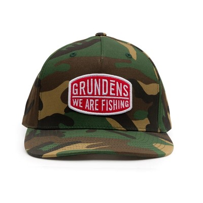 Grundens Cap Trucker verstellbar Snapback Mesh Angeln Angeln Mütze Logo Patch