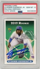 Vladimir Guerrero Jr 2019 Topps Archives Autographed RC #324 - PSA/DNA 10