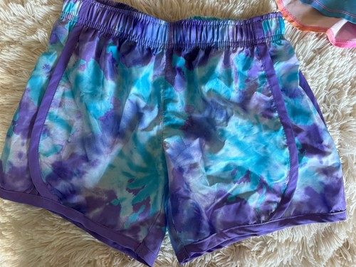 Lot Of 4 Active Girls Size 7 Shorts Justice, Body Glove, Cheetah & All In Motion - Picture 7 of 10