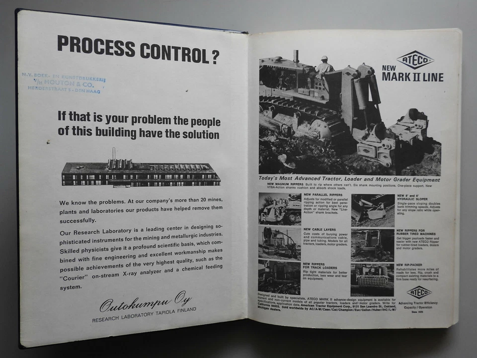 1968 World Mining Glossary Technical Terms Vol.I Ads English French German Spani - Image 2 of 4