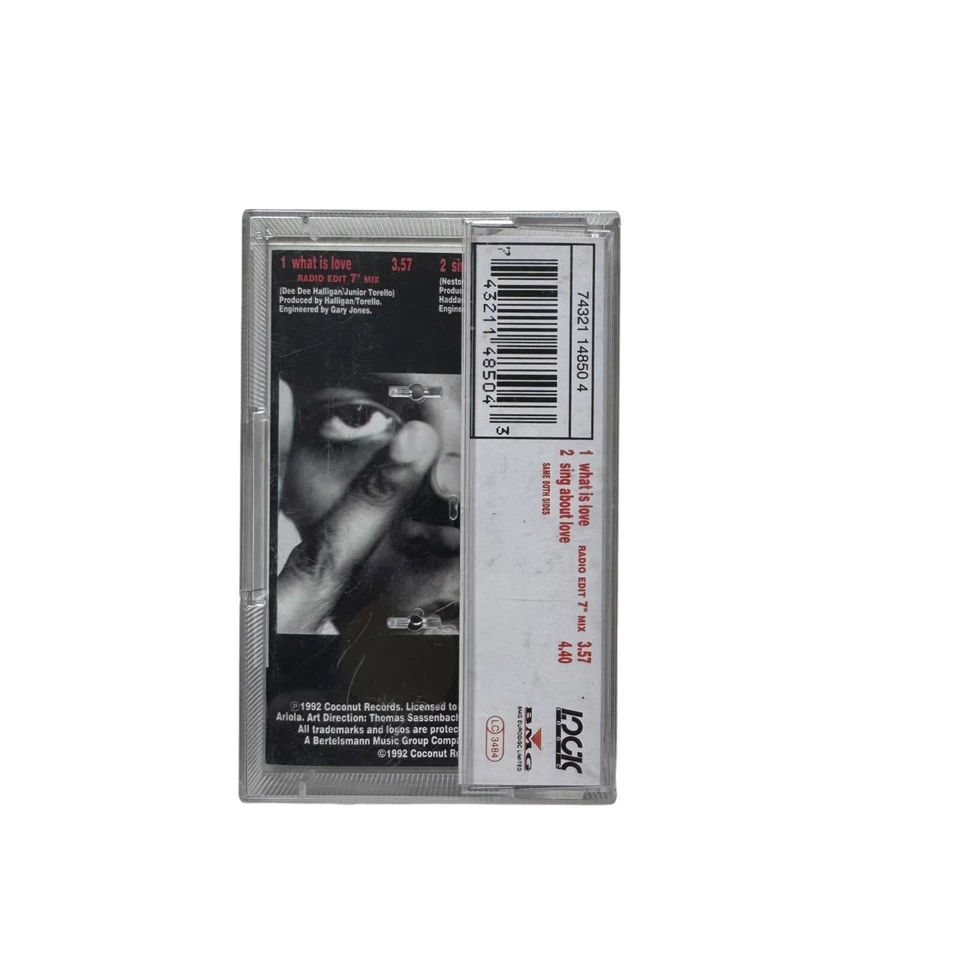 Haddaway Tape Cassette Single What Is Love Pop Music Song BMG 1992 - Image 4 of 4