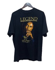 Vintage 2005 Y2K Bob Marley Legend Zion Rootswear Adult XL T-shirt Made In USA