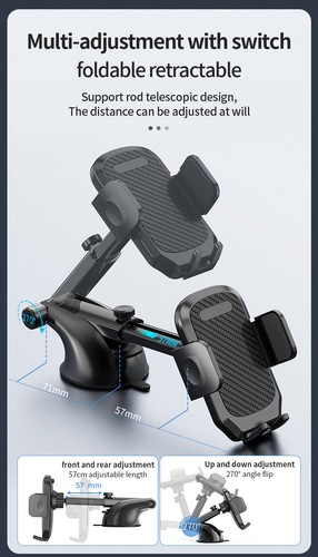 360° Car Phone Mount Holder Universal Windshield For iPhone Samsung Phone GPS - 第 6/12 張圖片