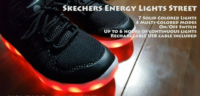 size 11 light up skechers