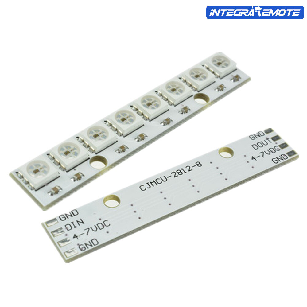 Micro Led Module 5v 5V 8-Bit LED Panel 5PCS WS2812/WS2811 5050 RGB LED Panel Modules - 5V ...