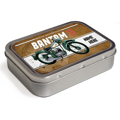 bantam tobacco - Vape Personalised BSA Bantam Tobacco Tin