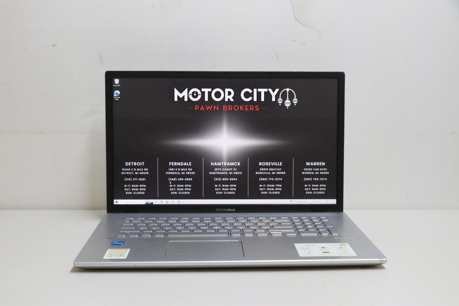 ASUS VivoBook K712E  Intel Core i3 11th Gen, 3GHz, 8GB, 256GB SSD) Laptop