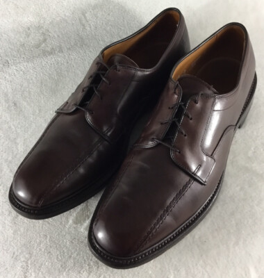 Allen Edmonds Hillcrest Men's 11D Bicycle Toe Derby Brown Leather