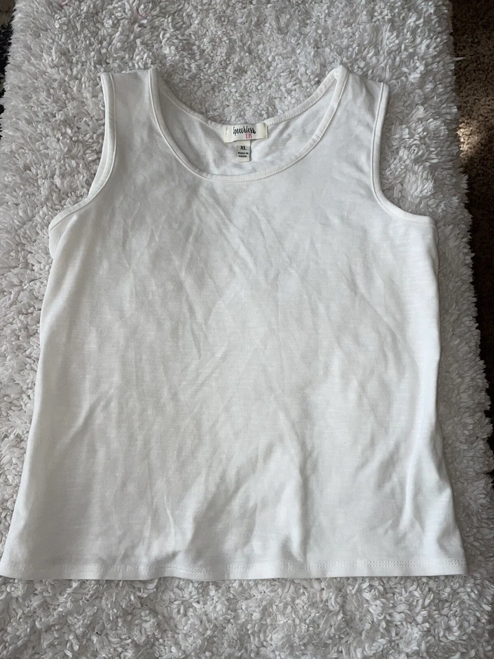 Speechless girls sz. XL white tank top. Cute, Grt quality - Image 2 of 4