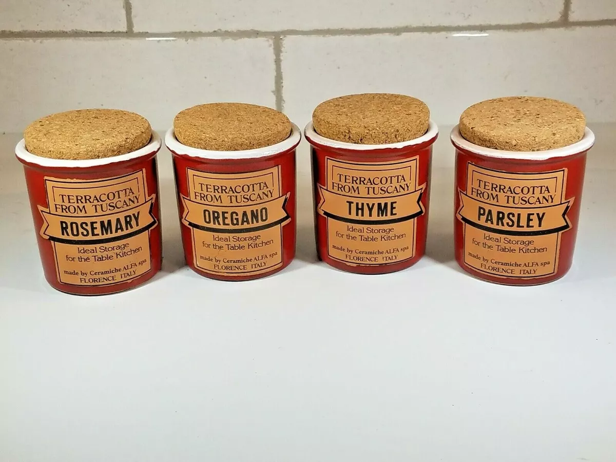 Terracotta spice jars sales