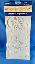 NEW VINTAGE - PLAID SIMPLY STENCILS DECORATOR EDGE STENCIL - 28760 ROSES LACE
