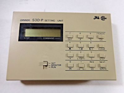 Omron S3D-P Setting Unit