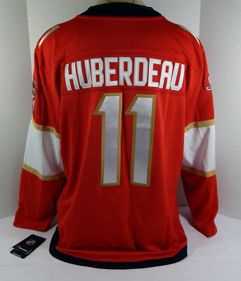 New Men Florida Panthers Jonathan Huberdeau #11 Authentic Fanatics Red  Jersey XL